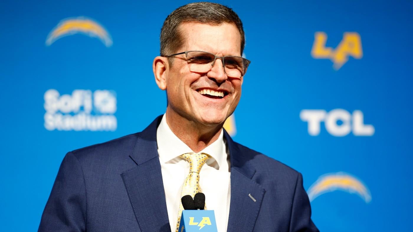Jim Harbaugh on Chargers' Joe Alt selection in 2024 NFL Draft: 'We look at offensive linemen as weapons'