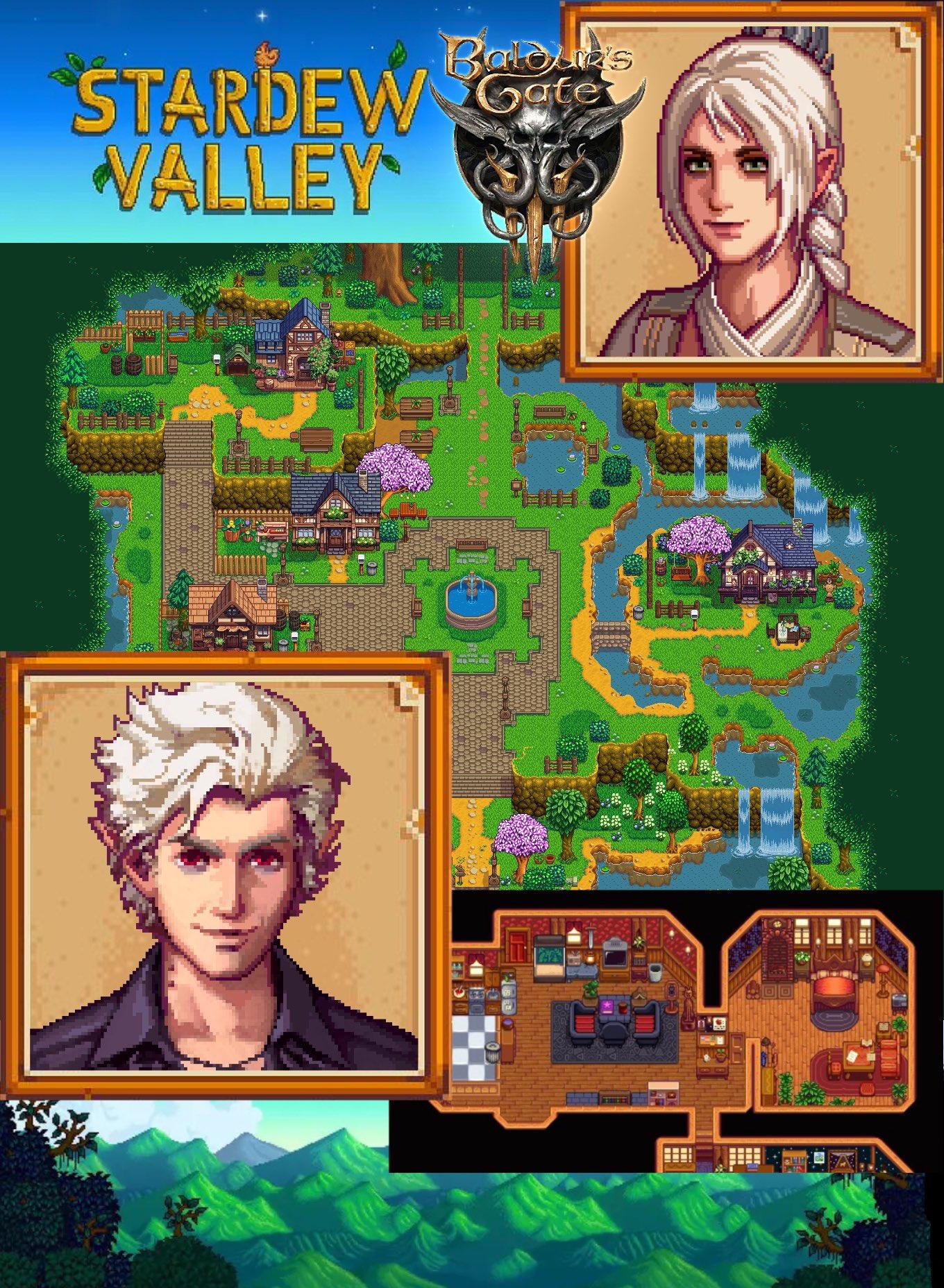 Planned Stardew Valley Mod Will Introduce Baldur's Gate 3 Characters