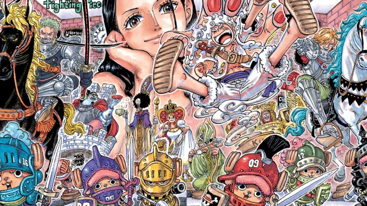 Создатель One Piece поделился закулисным наброском обложки главы 1113