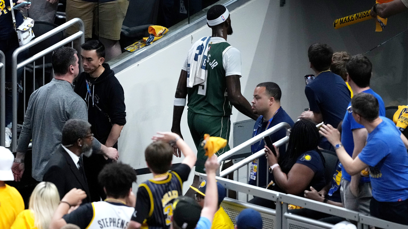 Bucks-Pacers Game 4: Bucks' Bobby Portis ejected after scrap with Pacers' Andrew Nembhard