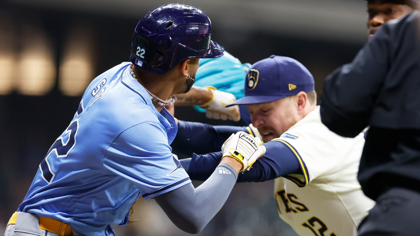 Brewers-Rays brawl: Punches thrown, benches clear after Abner Uribe, Jose Siri exchange words