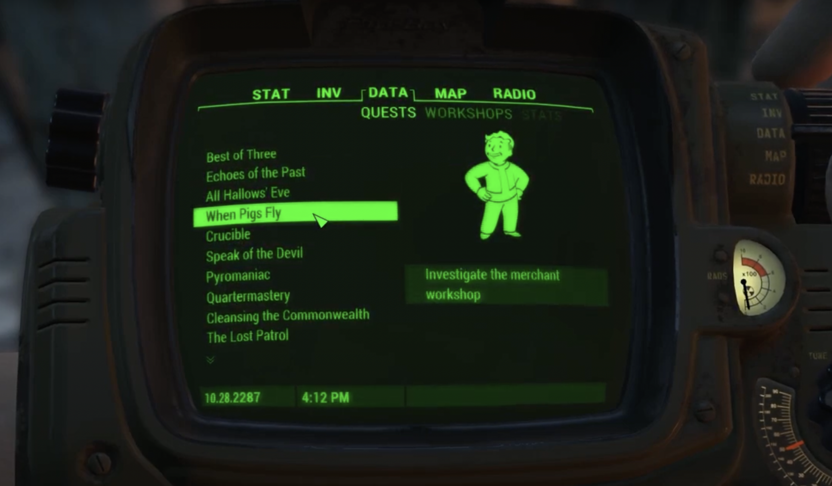 Fallout 4: Когда свиньи летают: гайд по квесту