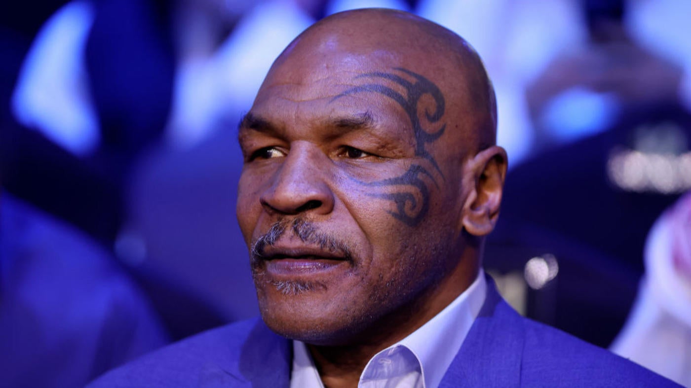 LOOK: Mike Tyson preparing for Jake Paul fight in gym provided by Raiders owner Mark Davis
