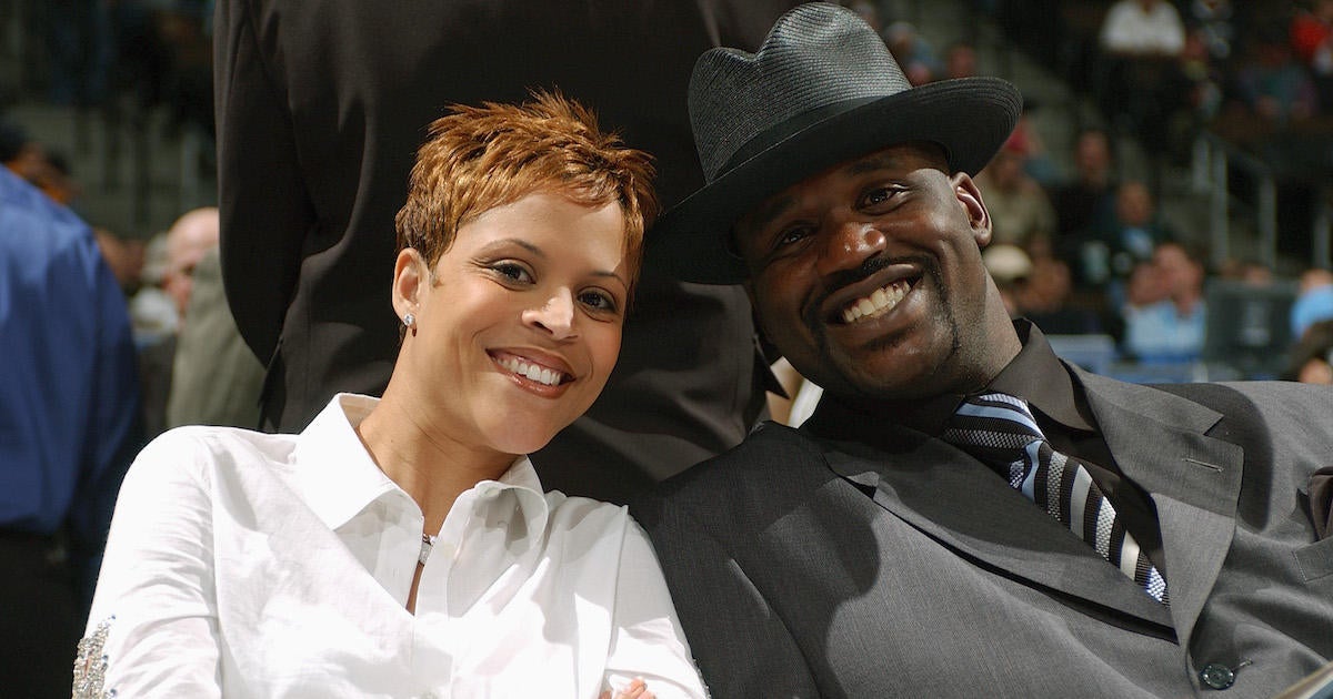 Shaquille and Shaunie O'Neal at the 2005 got milk? Rookie Challenge