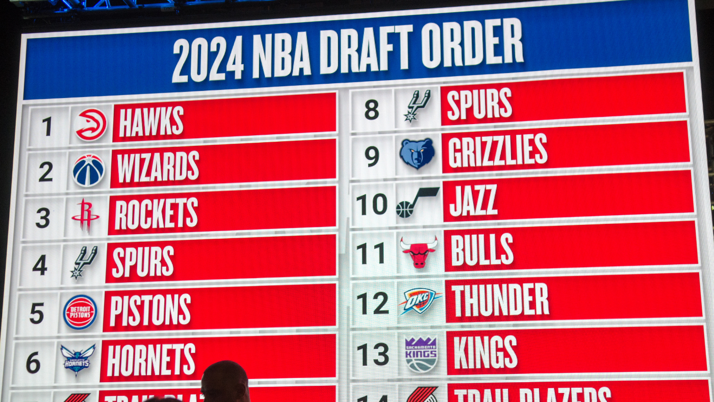 2024 NBA Draft order: Complete list of picks as Atlanta Hawks win No. 1 selection in Lottery