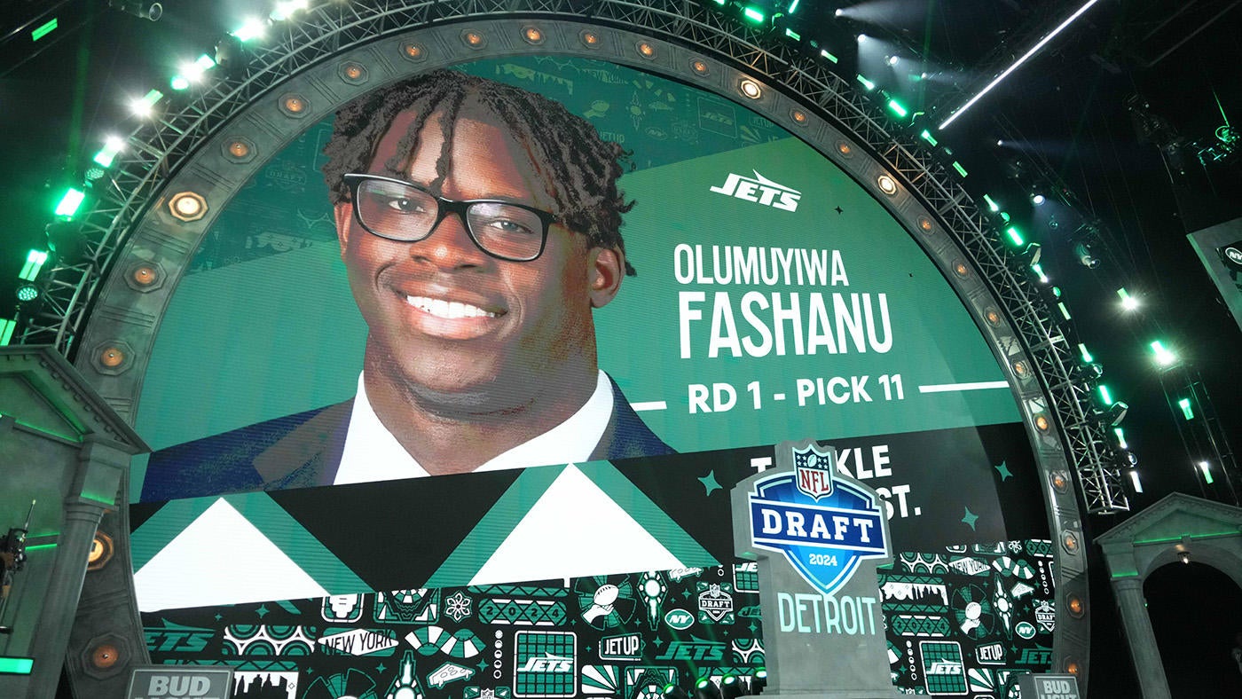 2024 NFL Draft first-round rookie contract tracker: Jets' Olu Fashanu, Giants' Malik Nabers sign deals