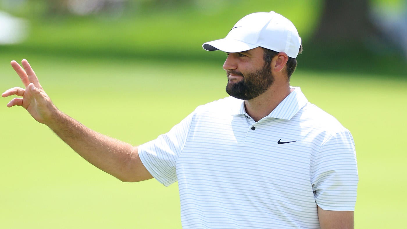 WATCH: Scottie Scheffler dazzles with insane hole-out eagle to open play at 2024 PGA Championship