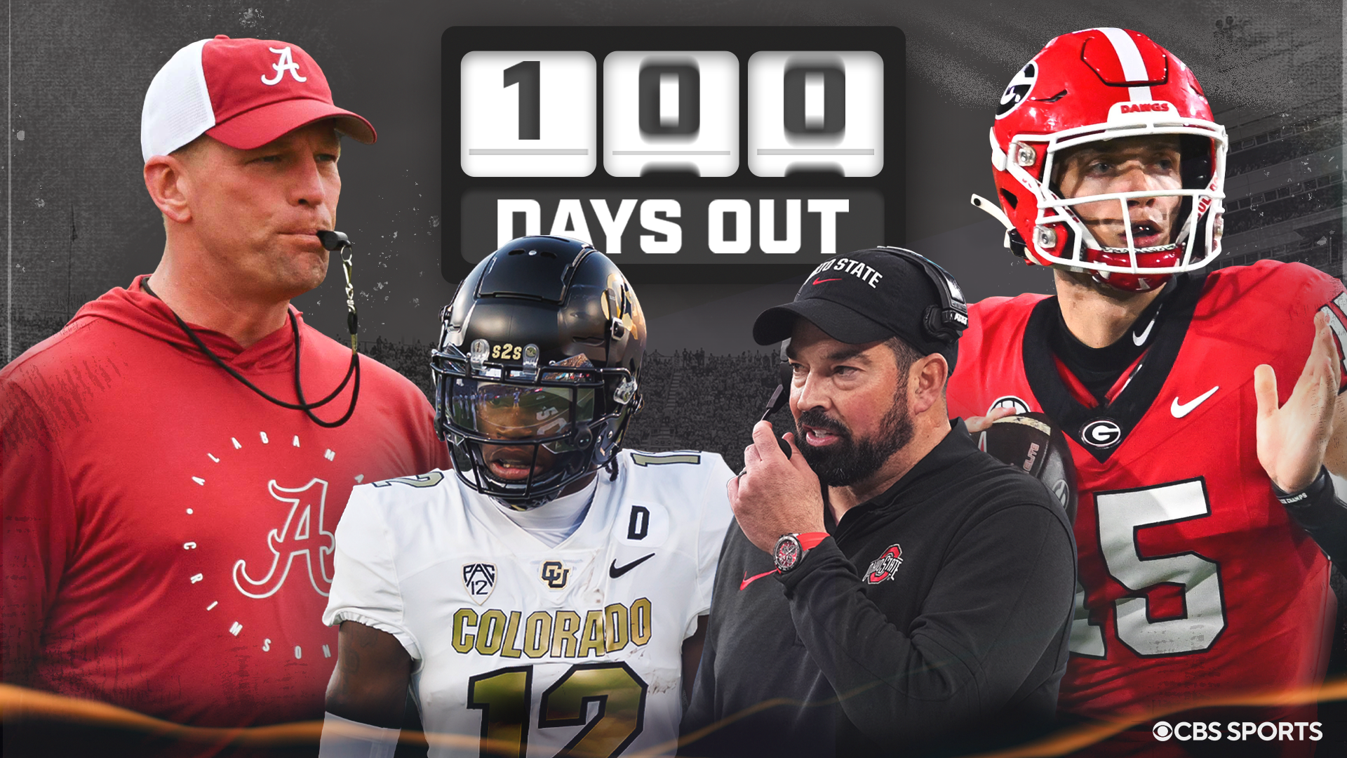 100 Days Out: College football names, games, storylines to follow as we count down to the 2024 season