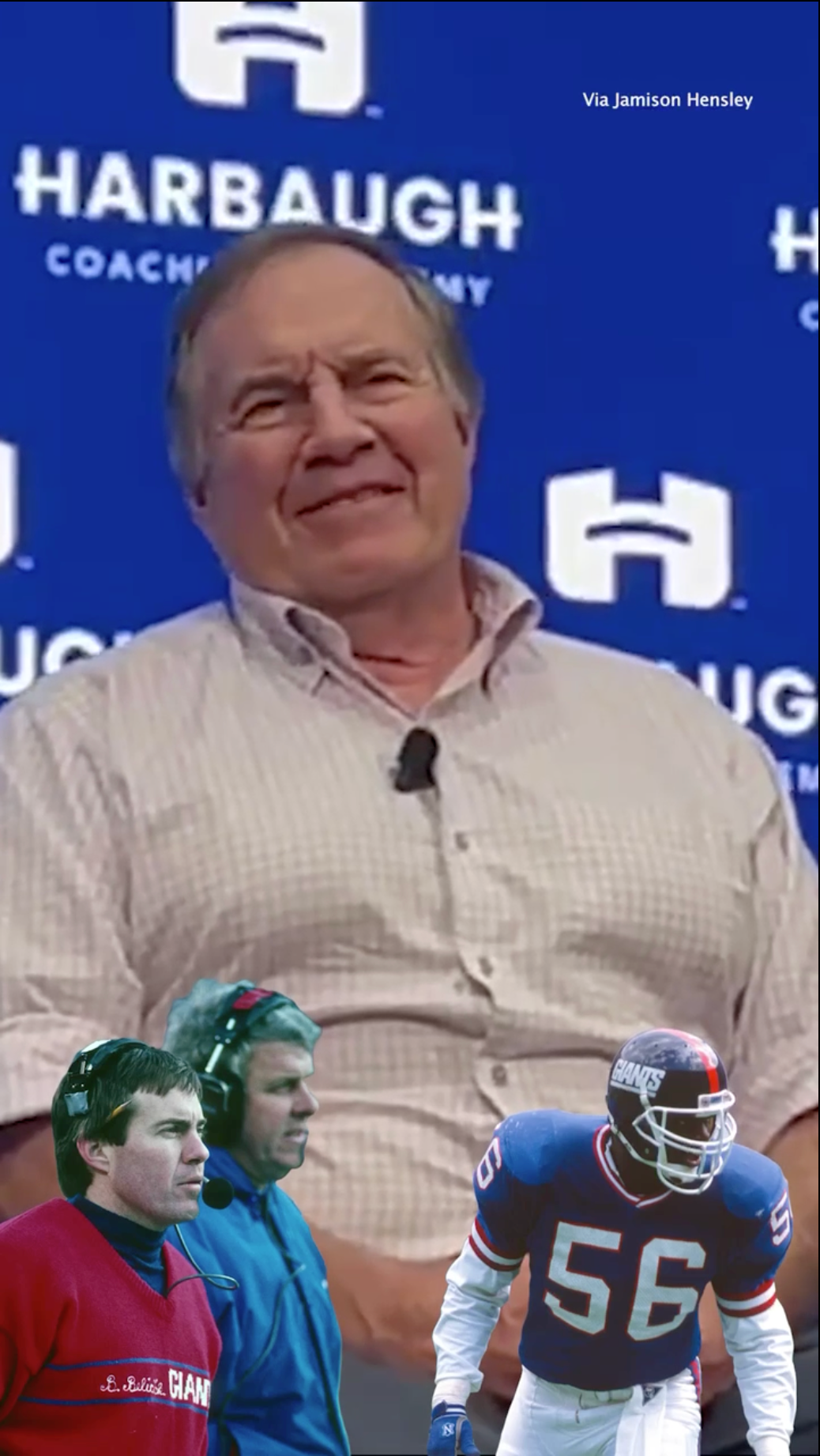 Bill Belichick's story about Lawrence Taylor and Bill Parcells 😂 Stream ...