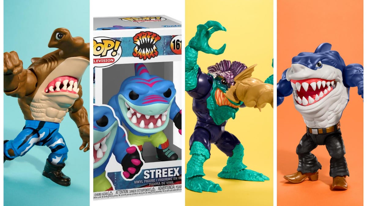 Street Sharks Funko Pop Joins New Mattel Action Figures For 30th ...