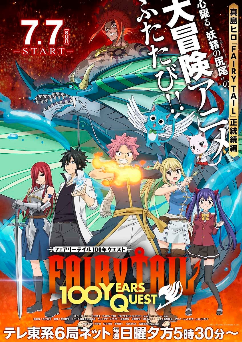 Объявлена ​​дата выхода аниме Fairy Tail: 100 Years Quest