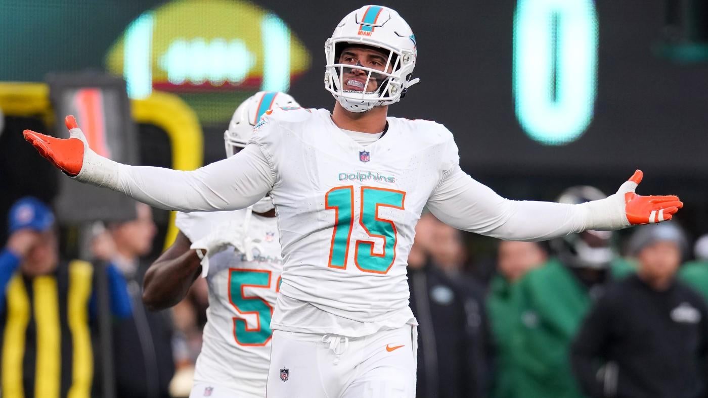 Jaelan Phillips injury update: Dolphins pass rusher to undergo season-ending knee surgery