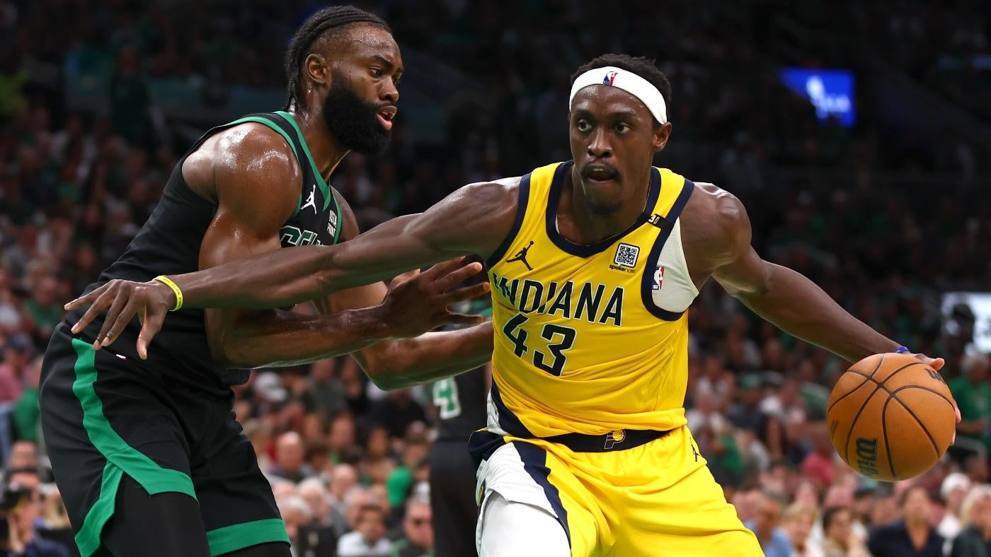 
                        Celtics vs. Pacers schedule: Where to watch, NBA scores, game predictions, odds for NBA playoff series
                    