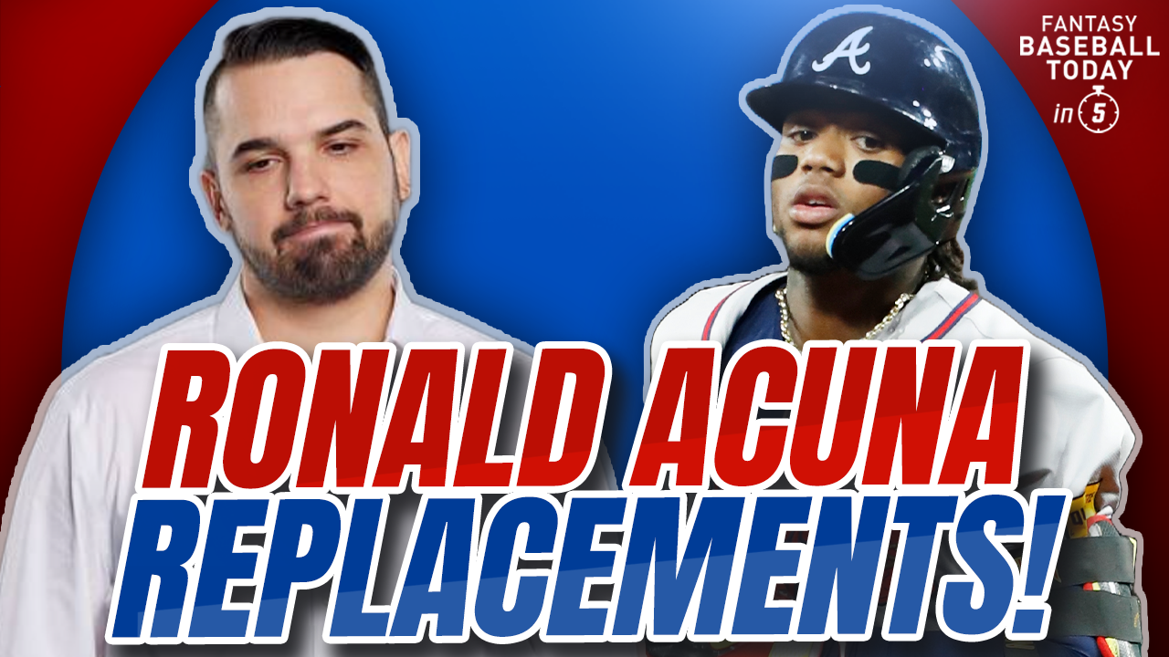 Ronald Acuña Torn ACL! Projecting for 2025 & Top Replacements Stream of