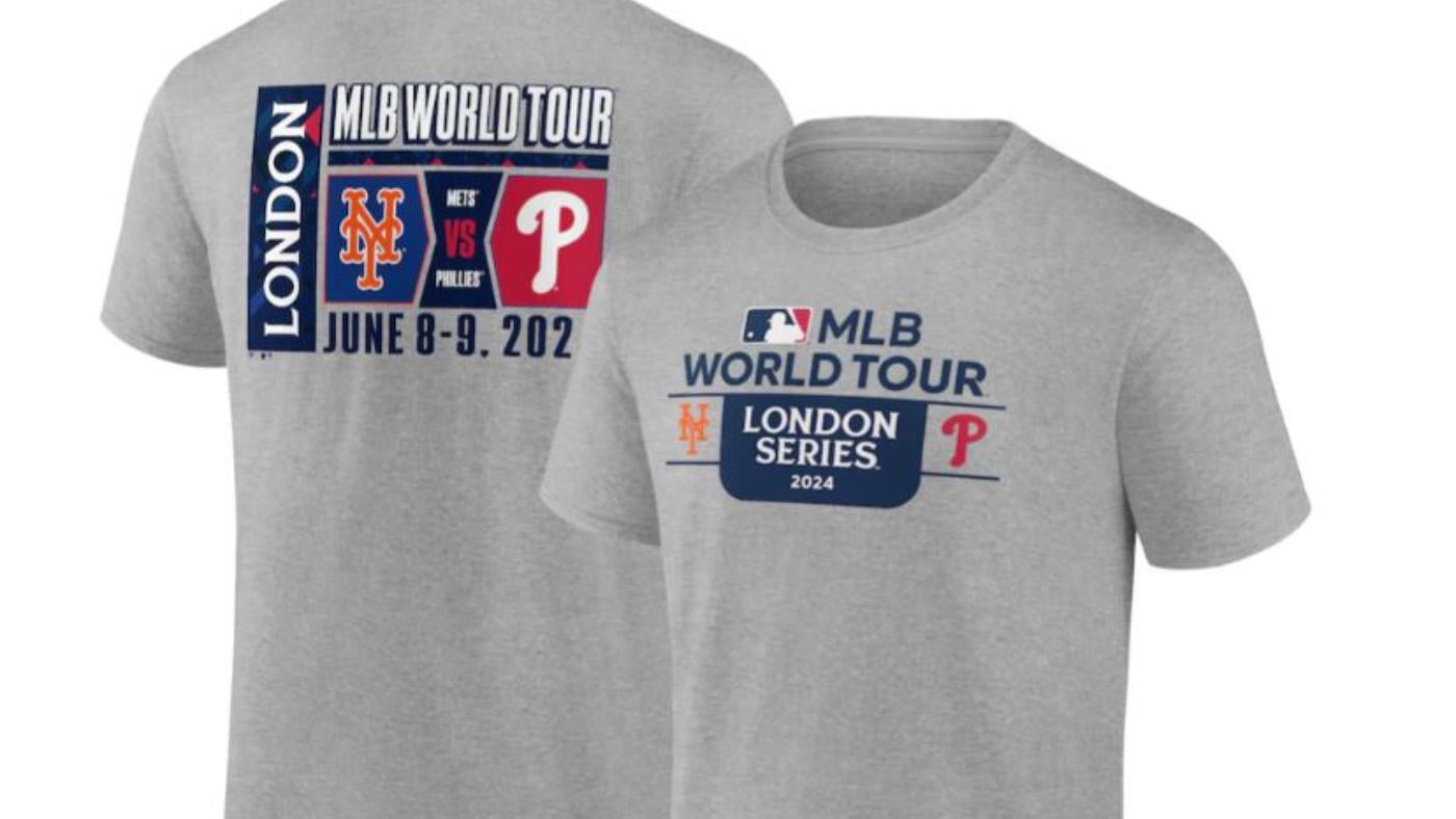 MLB London Series 2024: Order your official commemorative shirts for Phillies vs. Mets now