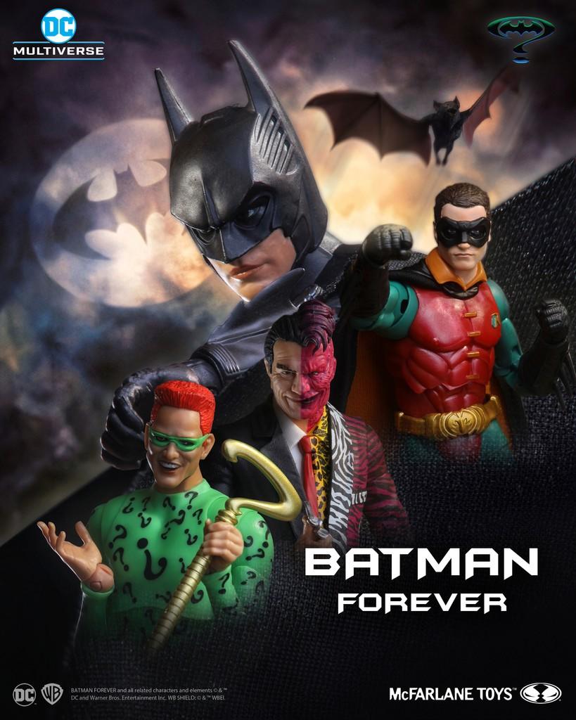 Предварительные заказы McFarlane Toys DC Multiverse Batman Forever Build-A-Wave доступны уже сейчас