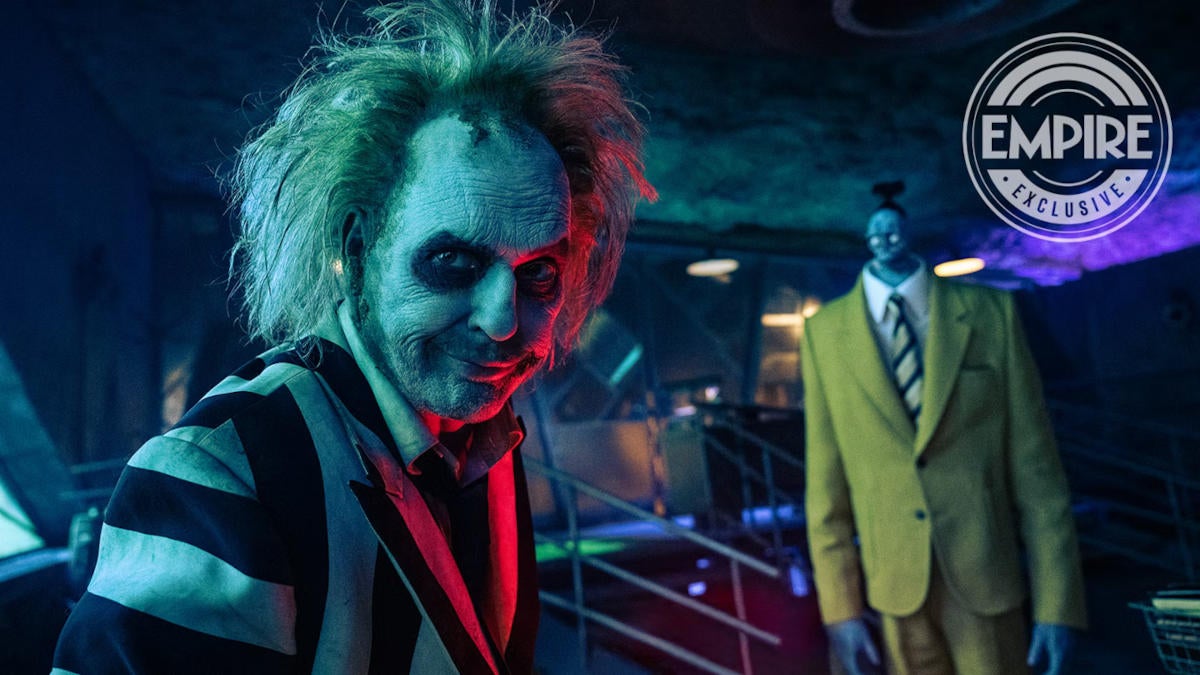 Beetlejuice Beetlejuice представляет новые изображения и обложку последнего выпуска Empire