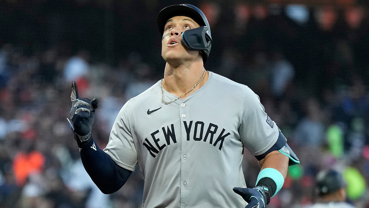 Aaron Judge closes out red-hot May with two-homer show at Oracle Park to take MLB's HR lead