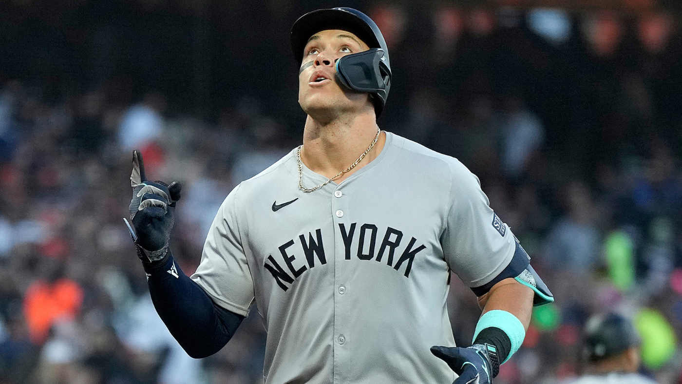 Aaron Judge closes out red-hot May with two-homer show at Oracle Park to take MLB’s HR lead