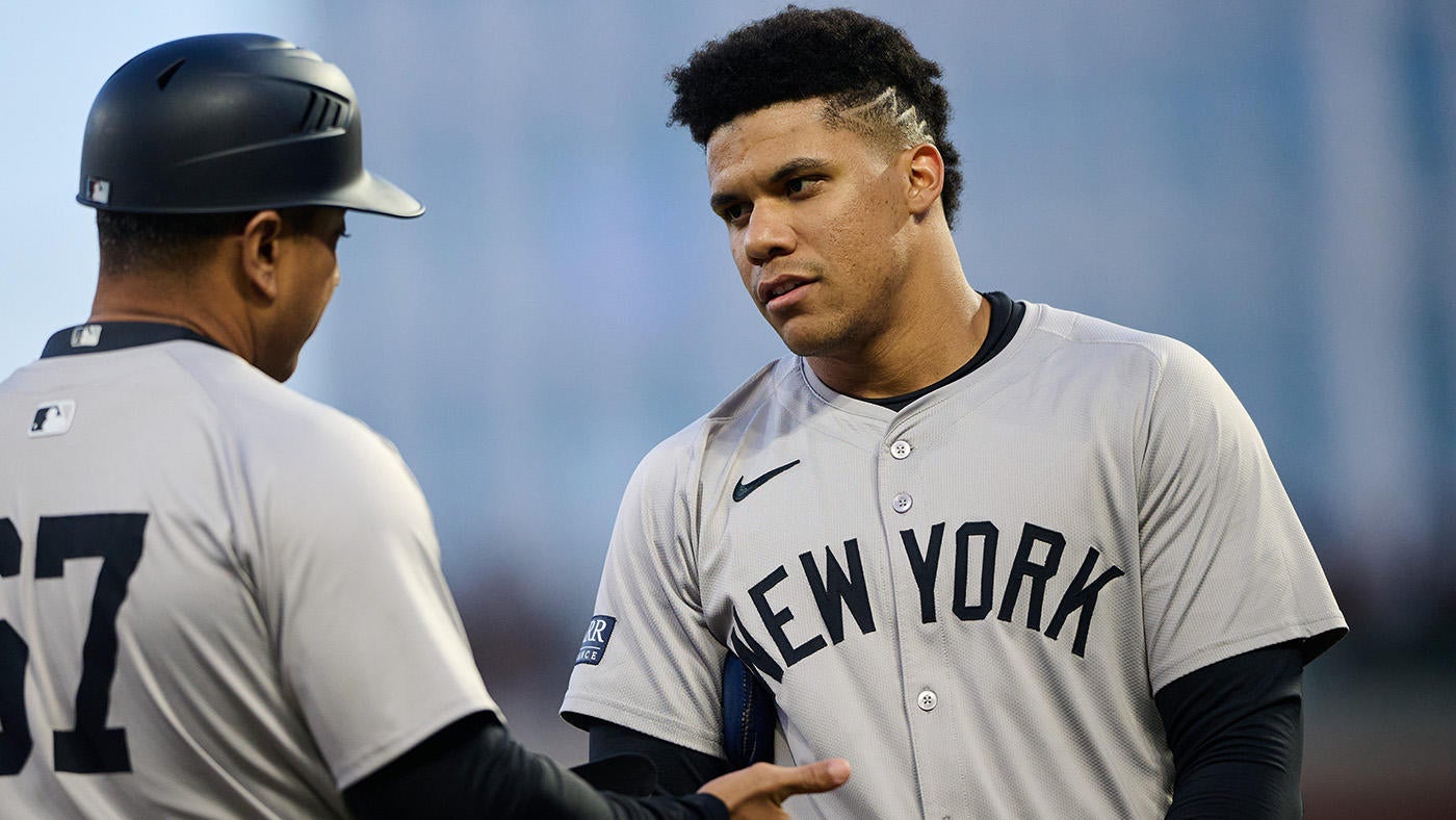 
                        Juan Soto injury update: Yankees star avoiding IL, could come off bench in series finale vs. Dodgers
                    