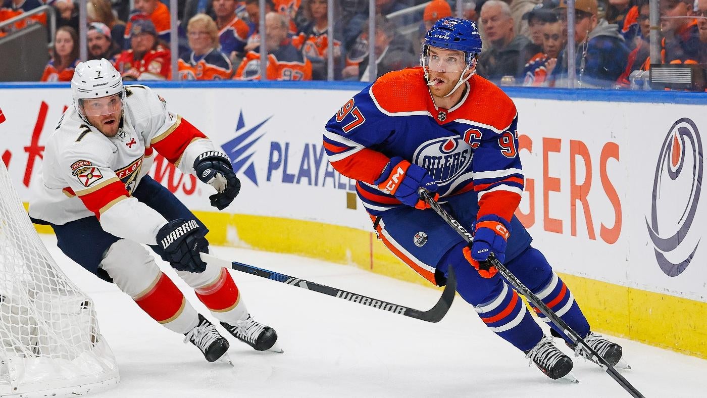 
                        Panthers vs. Oilers odds, line, score prediction: 2024 Stanley Cup Final picks, Game 6 bets by NHL model
                    