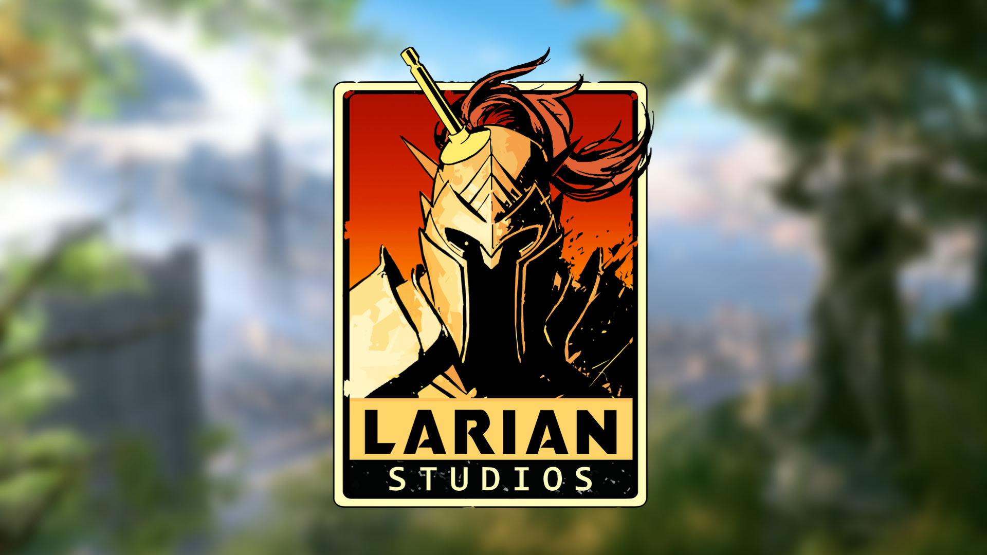 Larian Logo on BG3 title screen
