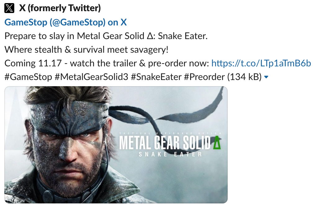 Дата выхода Metal Gear Solid Delta, похоже, стала известна