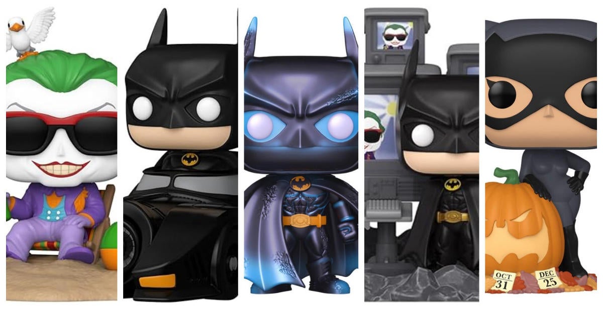 Funko выпускает сверхмассивную фигурку Бэтмена 85th и DC Patchwork Pop Shape Waves