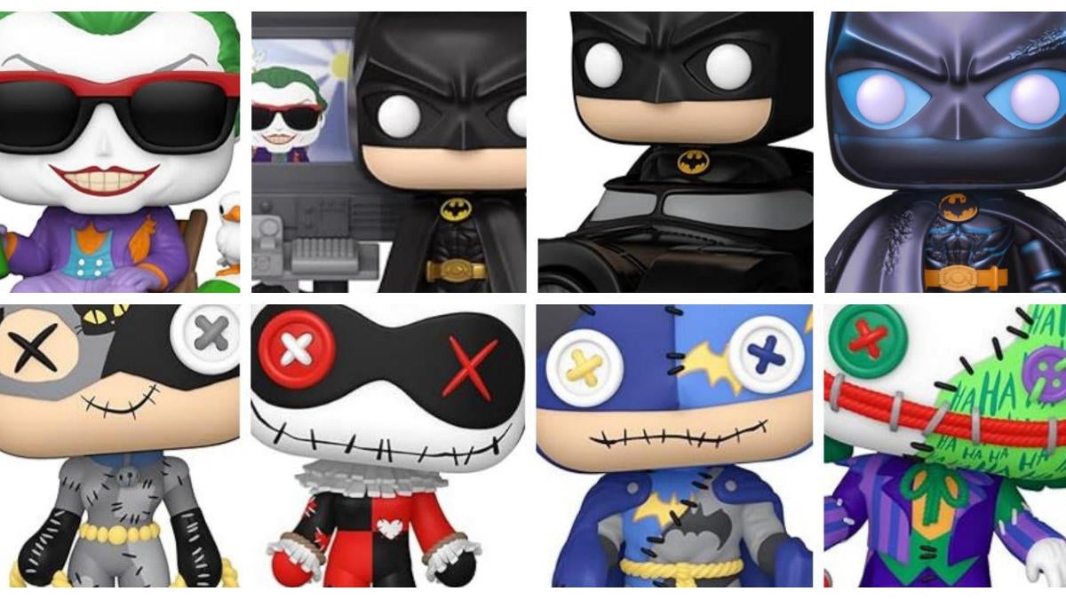 Funko выпускает сверхмассивную фигурку Бэтмена 85th и DC Patchwork Pop Shape Waves