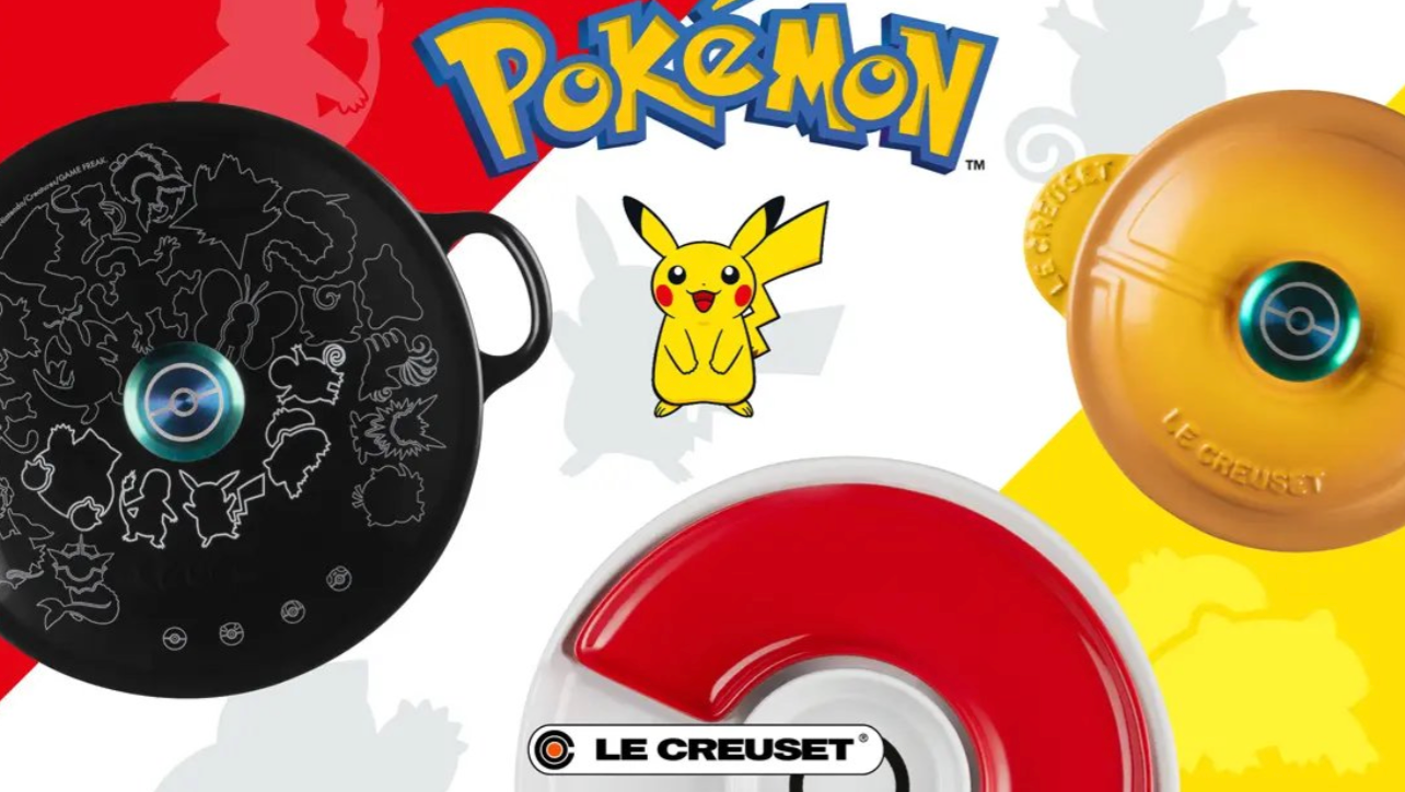 Анонсирована коллекция Pokemon x Le Creuset