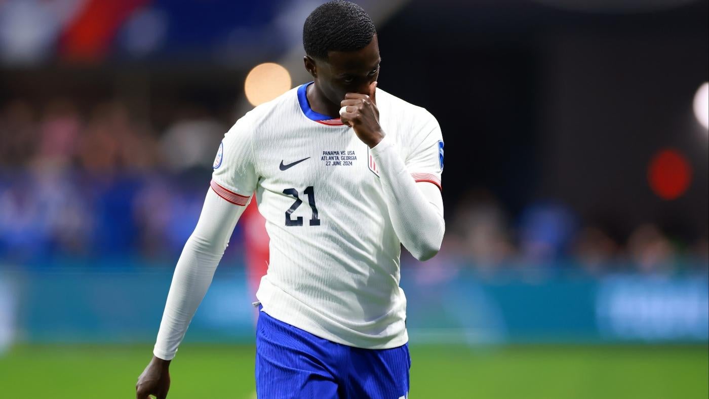 USA soccer player ratings vs. Panama: Tim Weah sees red for USMNT in Copa America; Antonee Robinson decent