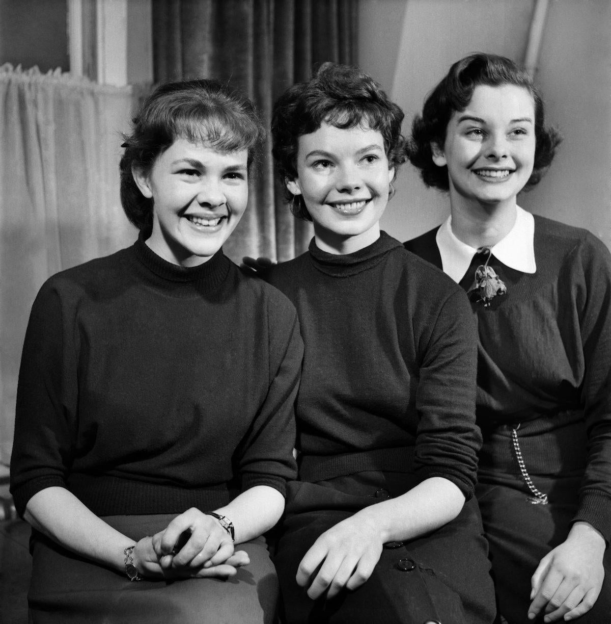 Actresses Audrey Dalton, Joan Elan, and Dorothy Bromiley