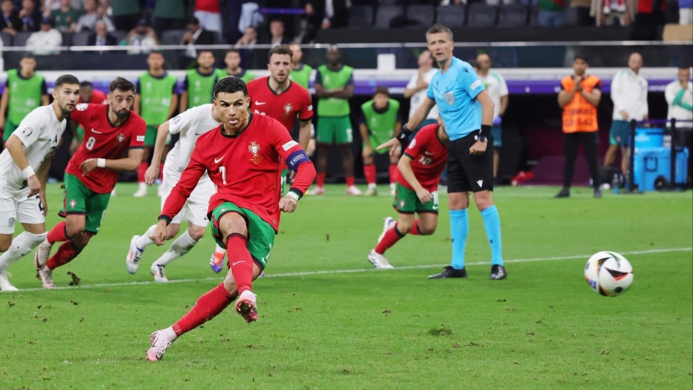 Euro 2024 round of 16 scores, highlights: Portugal overcome Ronaldo penalty miss to advance; France win