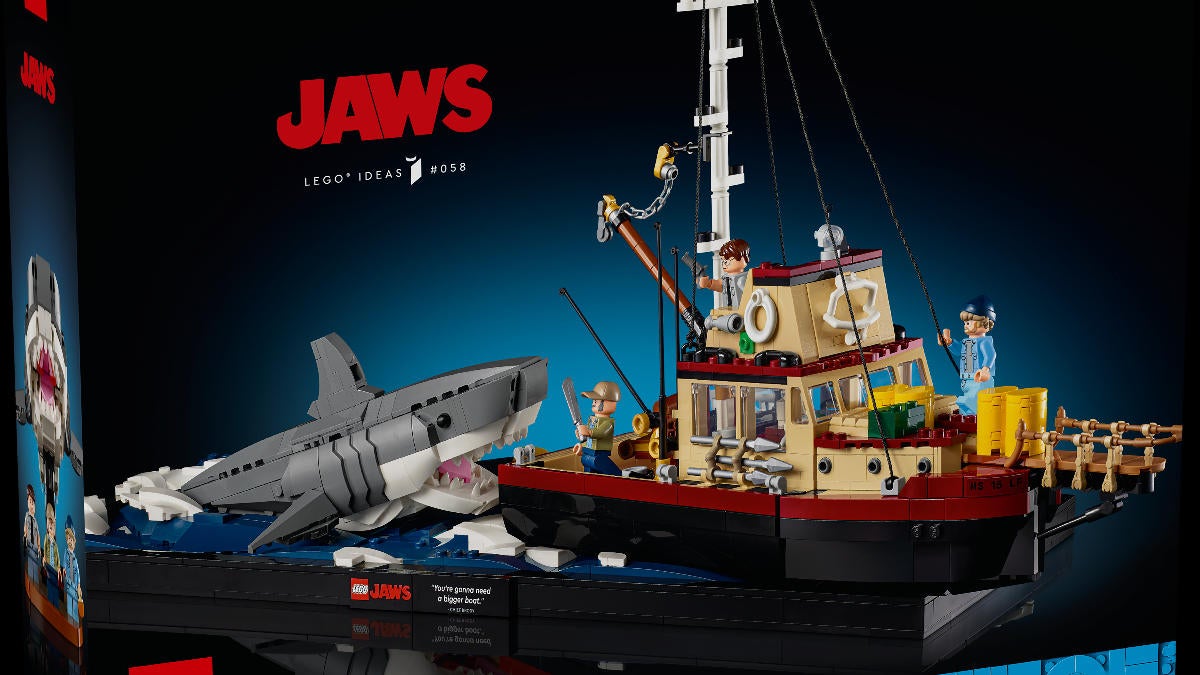 Представлен набор LEGO Ideas Jaws, который поступит в продажу в августе