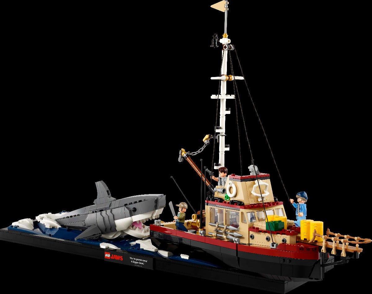 Представлен набор LEGO Ideas Jaws, который поступит в продажу в августе