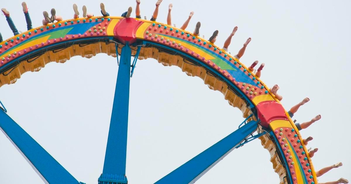 Super pendulum  in amusement park