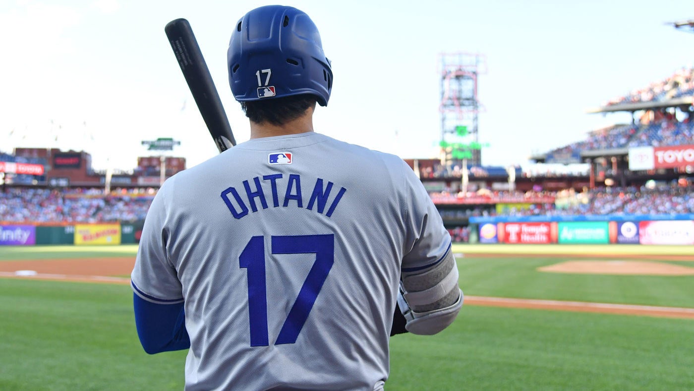 
                        Shohei Ohtani, Bryce Harper and Aaron Judge among most popular MLB jerseys in first half of 2024 season
                    