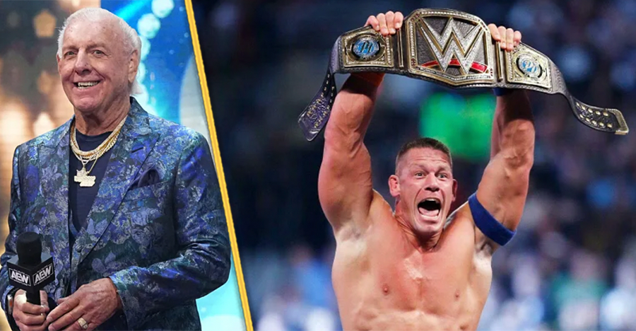 Ric Flair Endorses John Cena to Break His World Championship Record