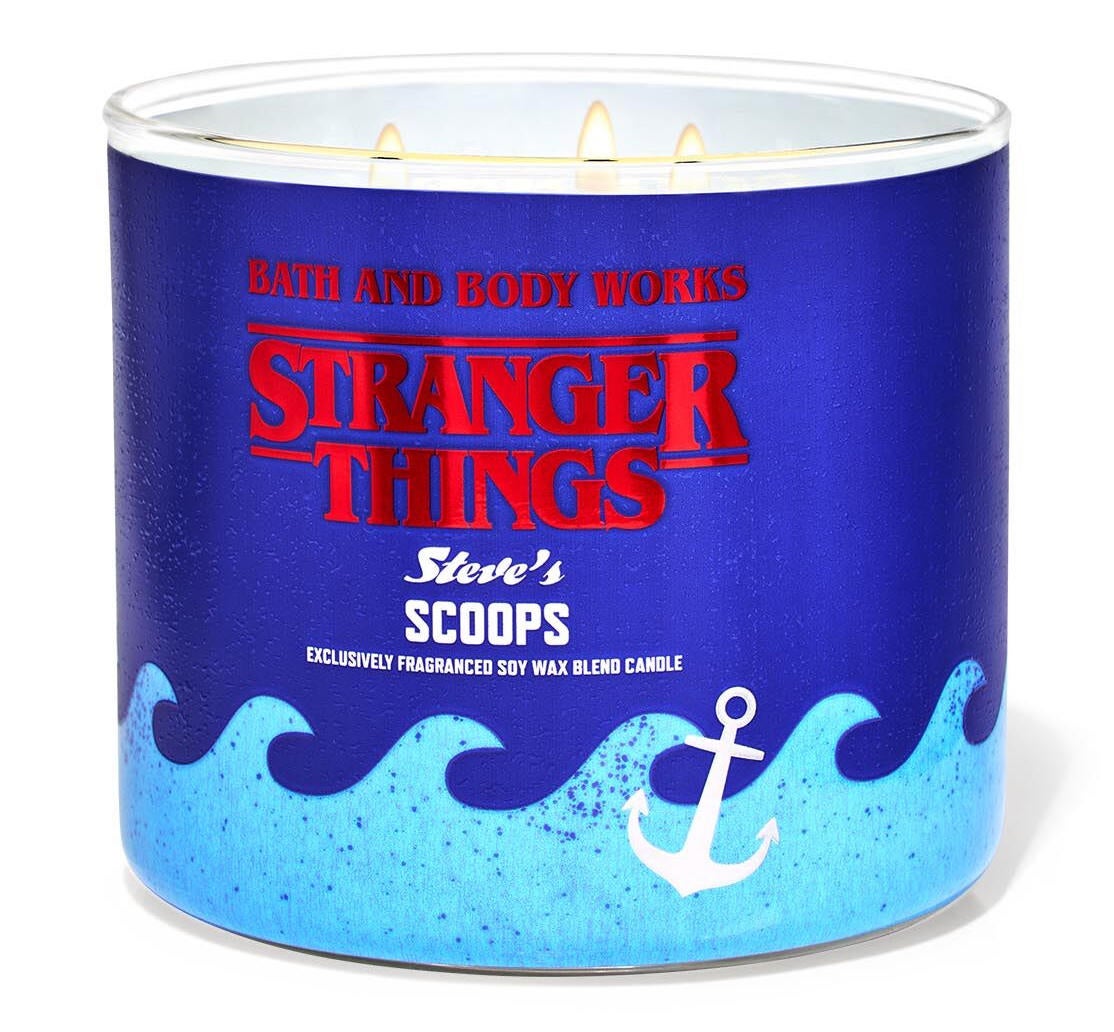 Stranger Things начинают сотрудничество с Bath & Body Works для свечей с тремя фитилями