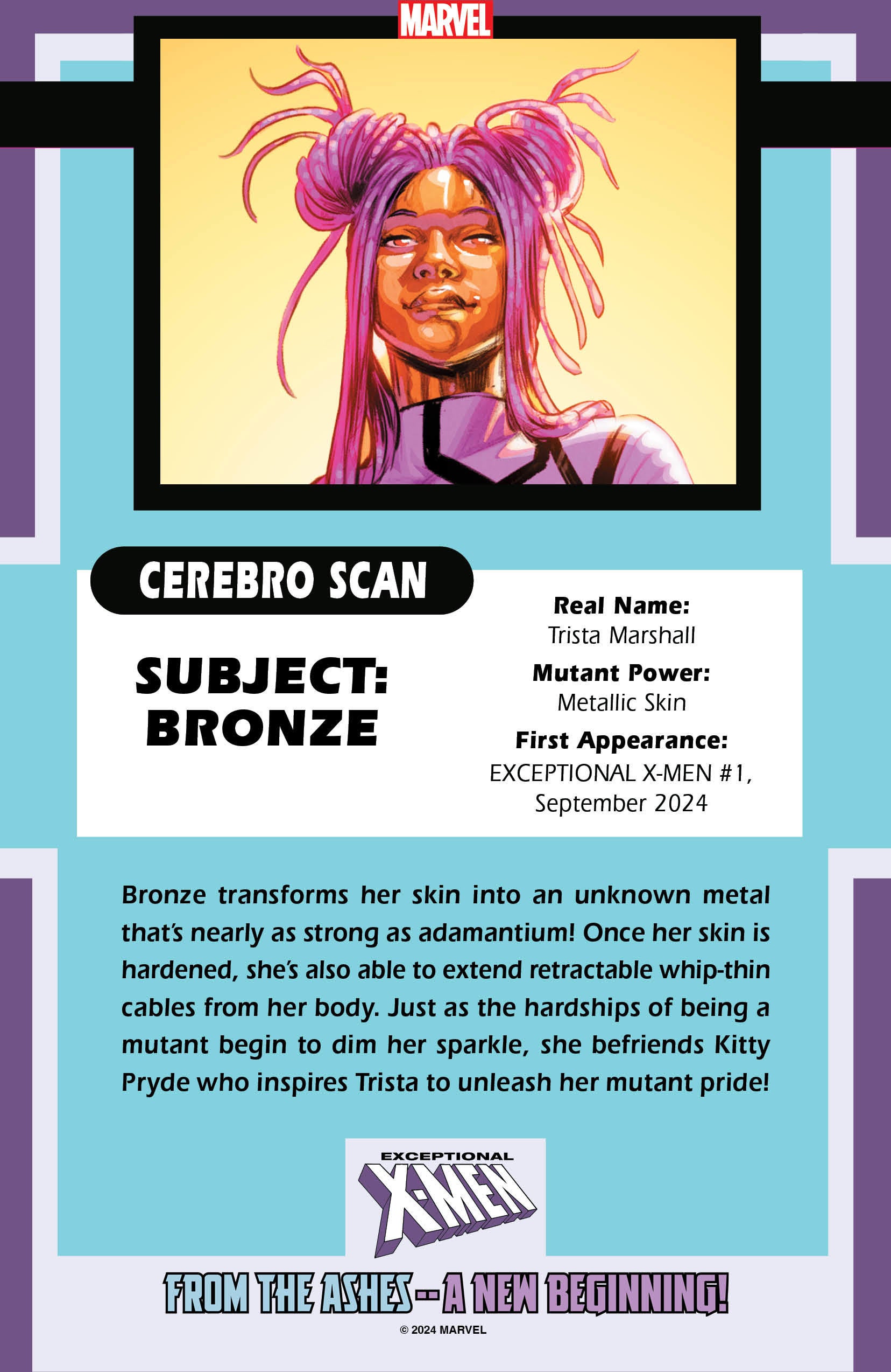 Exceptional X-Men Reveals Character Descriptions for New Mutants Axo, Bronze, and Melee