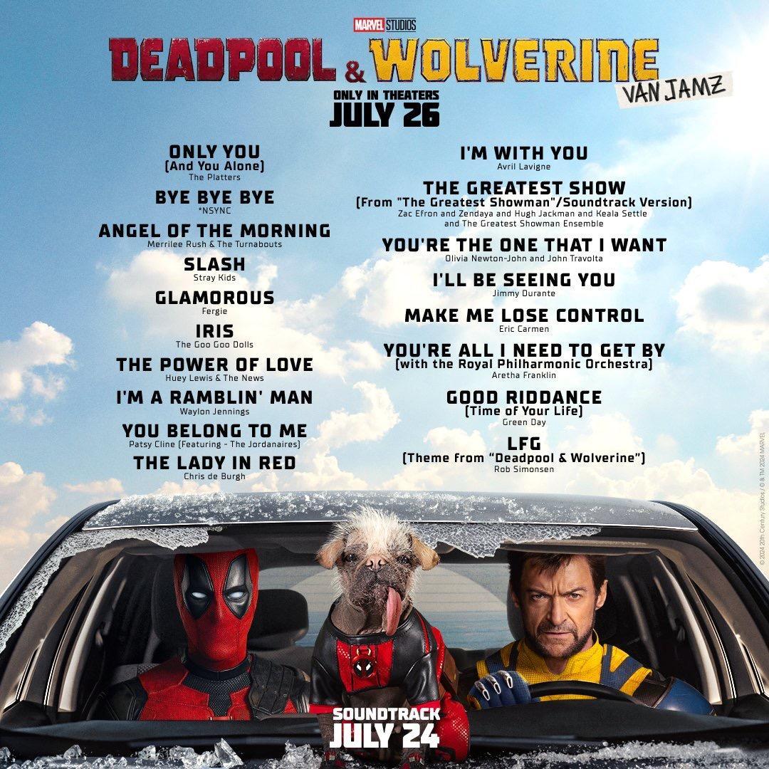 Deadpool Wolverine Tracklist Every Song On The Movie s Soundtrack Album deadpool-wolverine-tracklist-every-song-on-the-movie-s-soundtrack-album
