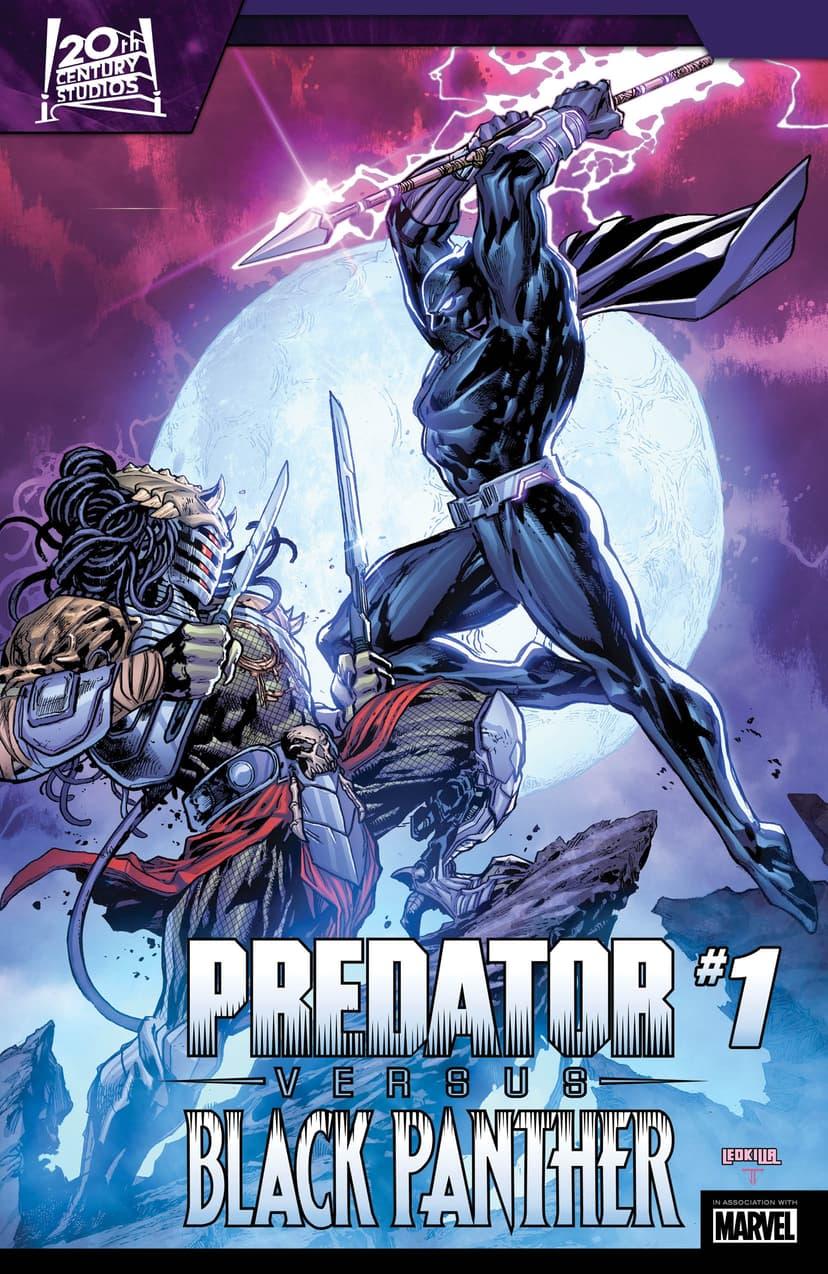 Marvel's T'Challa Battles a Yautja in First Look at Predator vs. Black Panther Comic