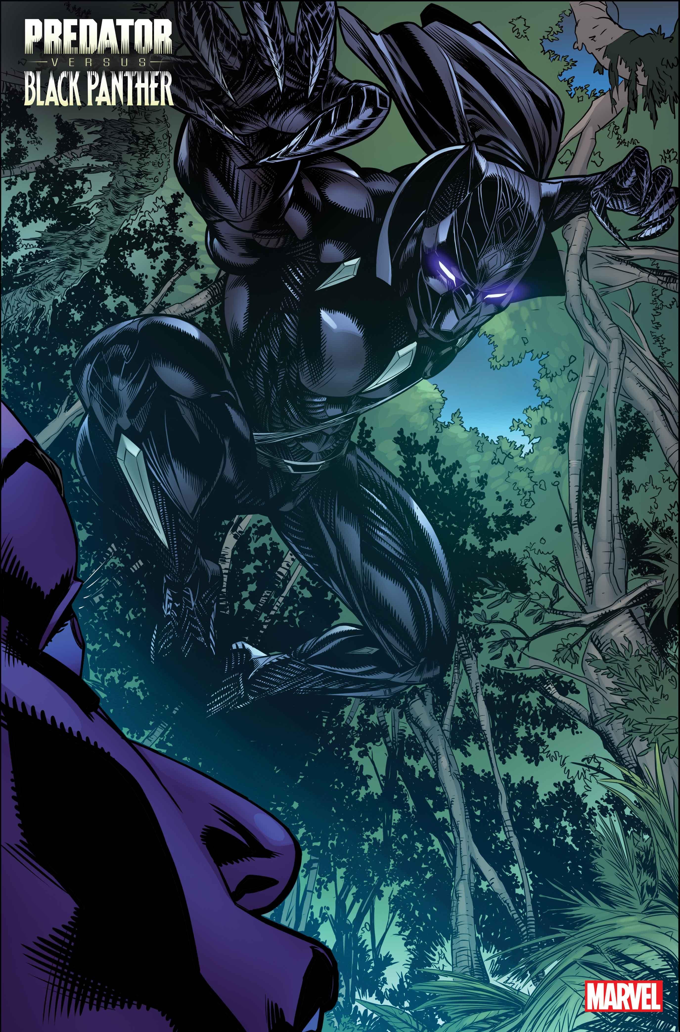 Marvel's T'Challa Battles a Yautja in First Look at Predator vs. Black Panther Comic