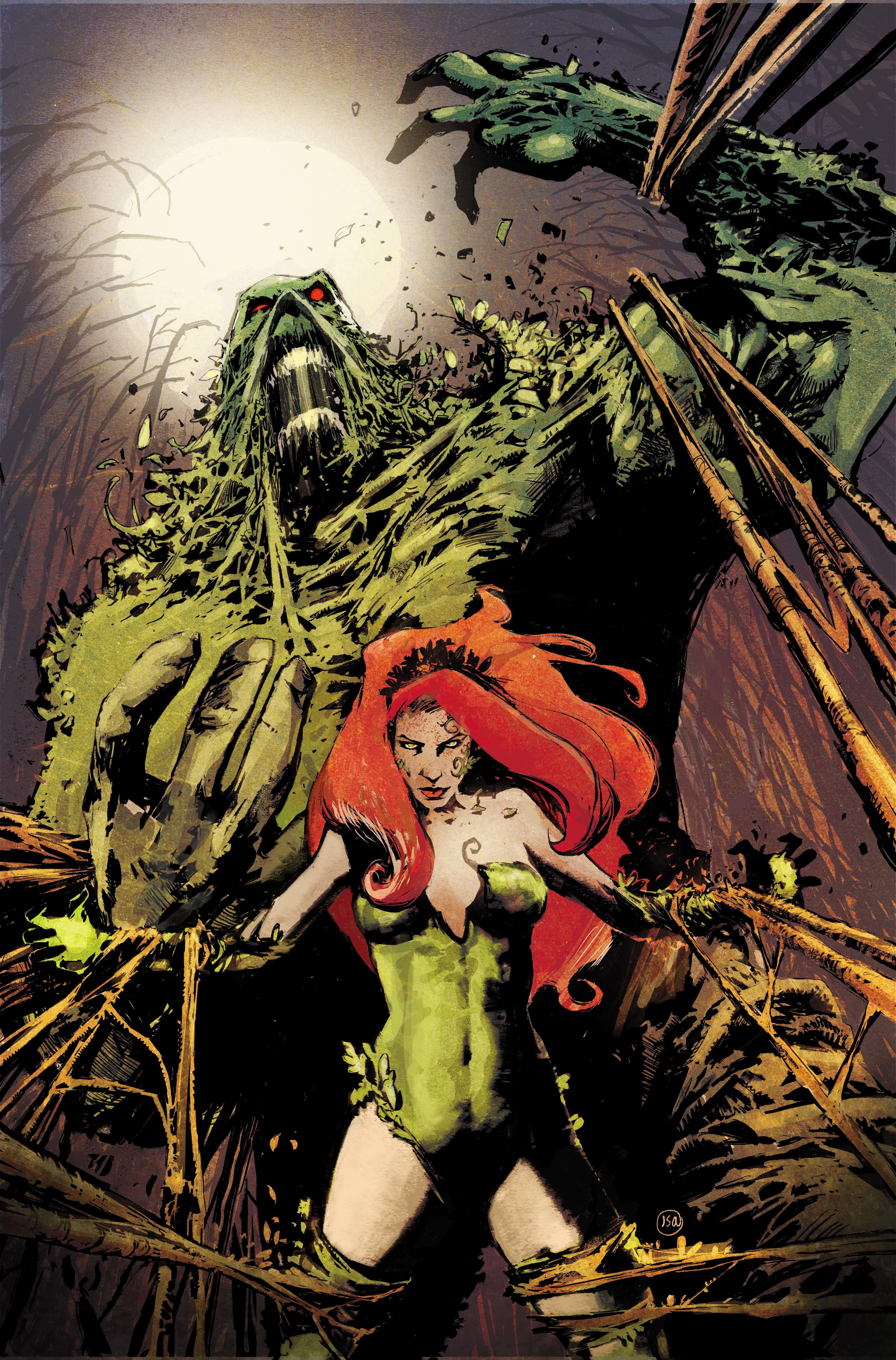 Poison Ivy and Swamp Thing Crossover Announced by DC