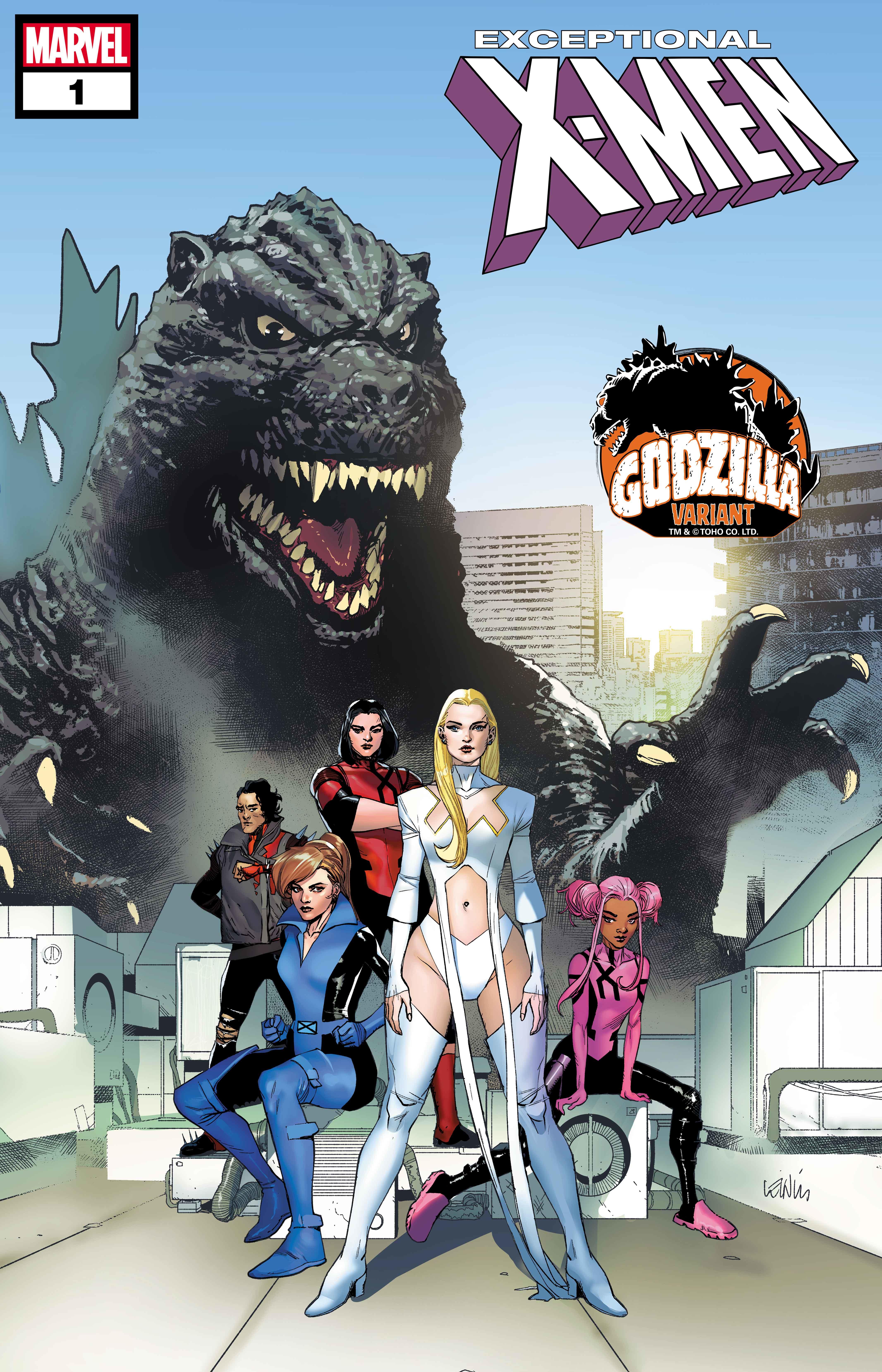 Exceptional X-Men Variant Covers Include a Team Up With Godzilla