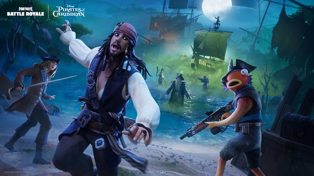 Fortnite наконец-то выпустила контент «Пиратов Карибского моря»