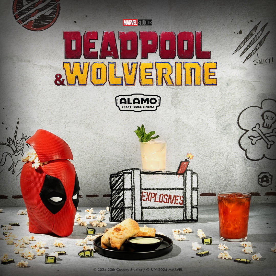 Deadpool & Wolverine Getting Limited-Edition Popcorn Buckets and New Menu at Alamo Drafthouse (Exclusive)