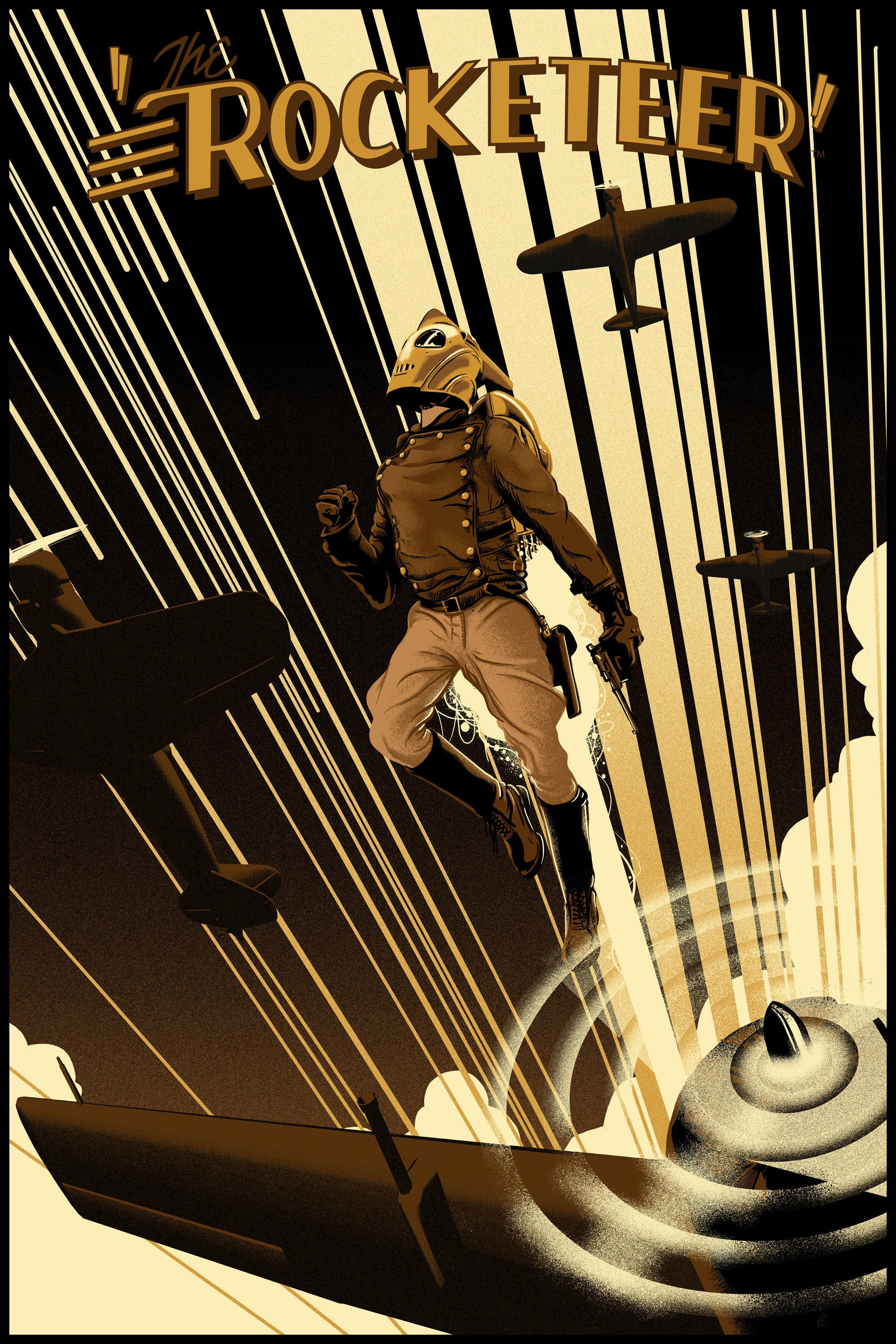 The Rocketeer and Batman: The Animated Series Getting Limited-Edition Posters From Bottleneck Gallery