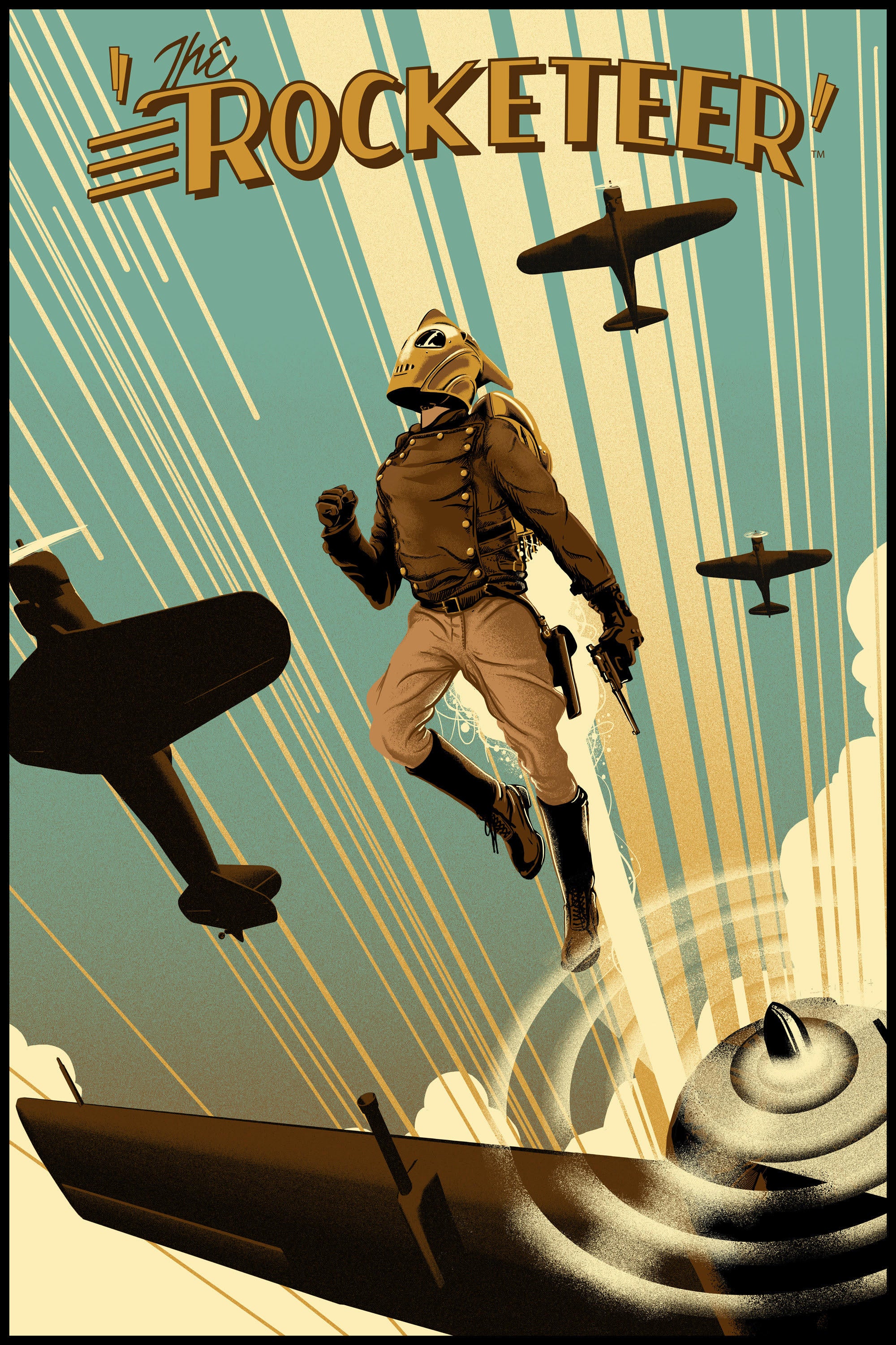 The Rocketeer and Batman: The Animated Series Getting Limited-Edition Posters From Bottleneck Gallery