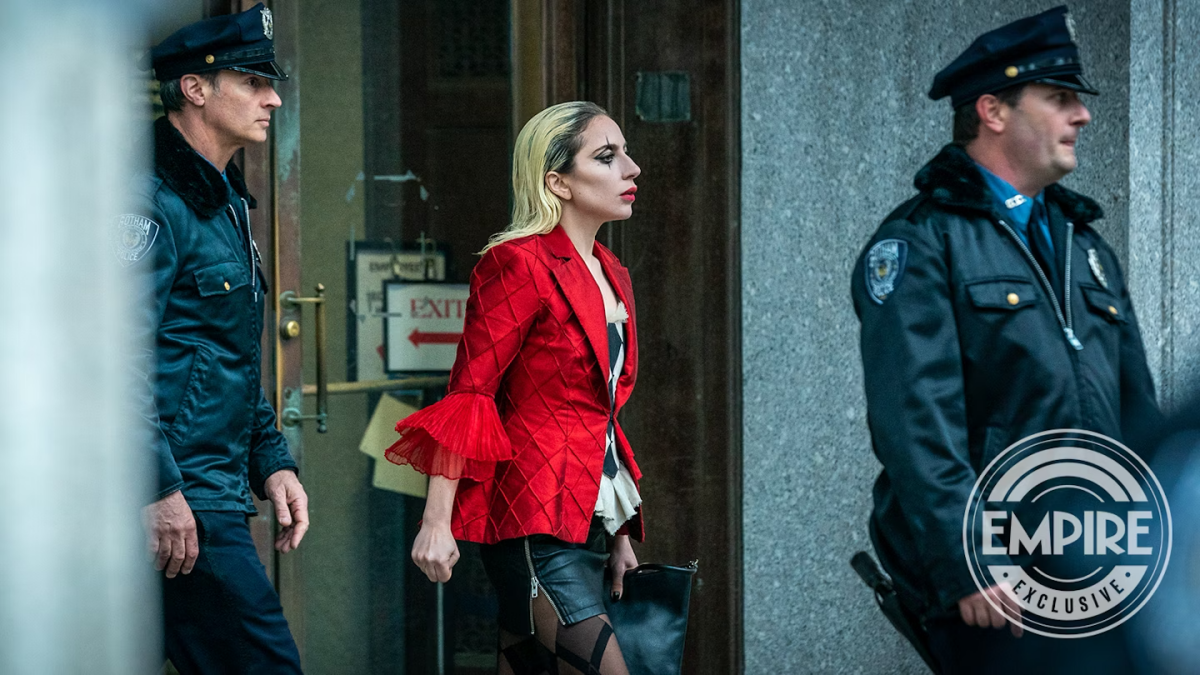 Lady Gaga's Harley Quinn Steps Out in a Comic-Inspired Outfit in New Look at Joker: Folie Á Deux